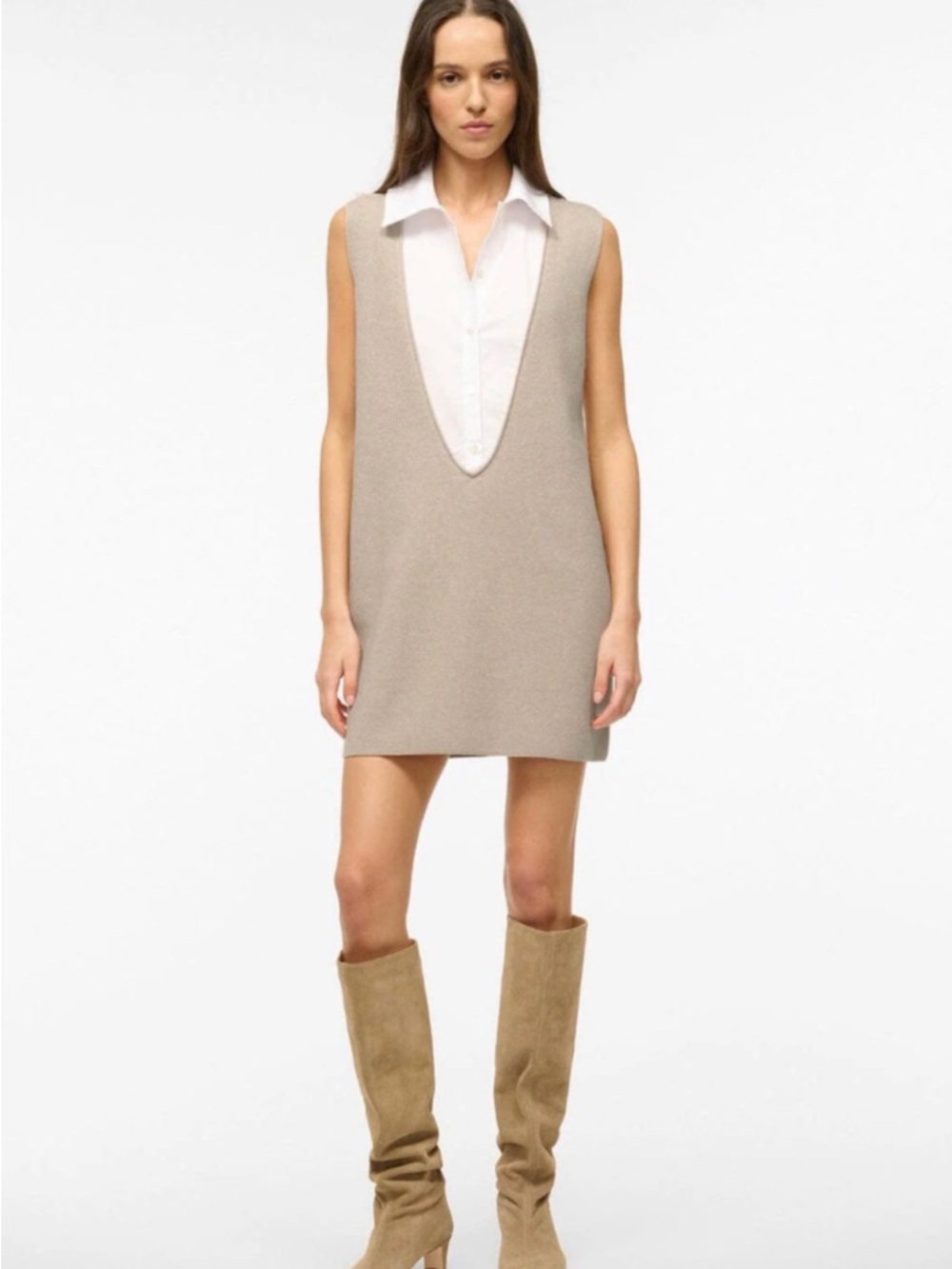 STAUD Leslie mini dress